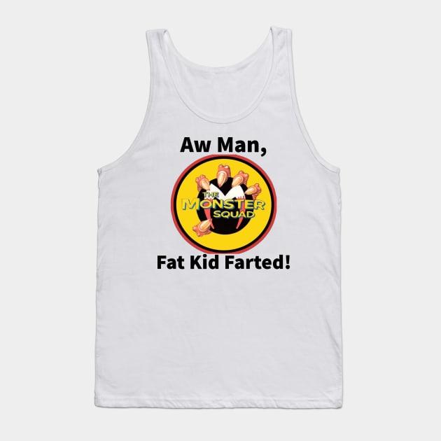 Fat Kid Farted Tank Top by Specialstace83